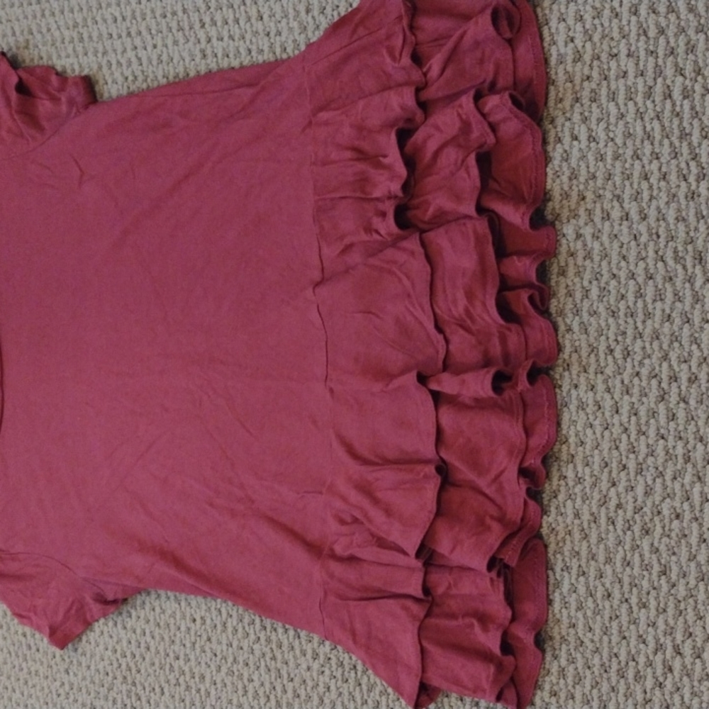 Loft Petite Ruffle Shirt - Picture 2 of 6